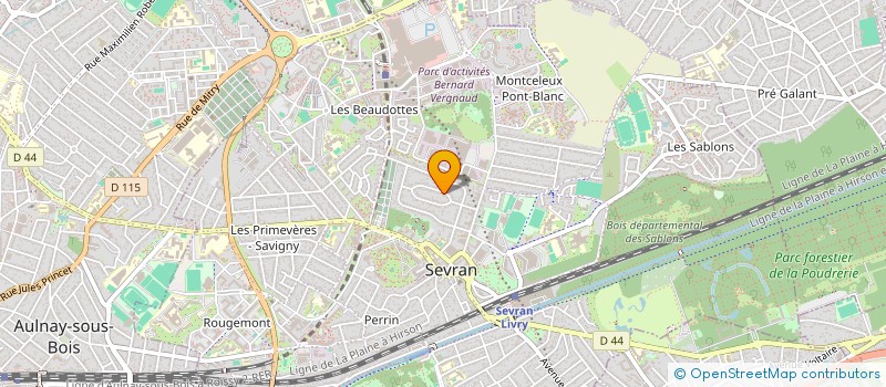 localisation de l'entreprise IDF PARIS DRIVE à SEVRAN