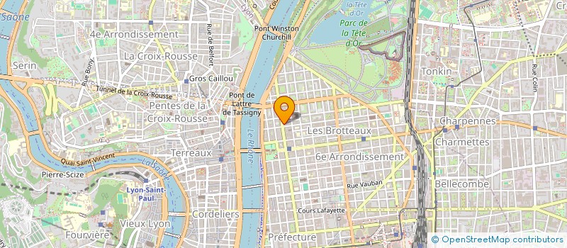 localisation de l'entreprise IDF PARTNERS à LYON
