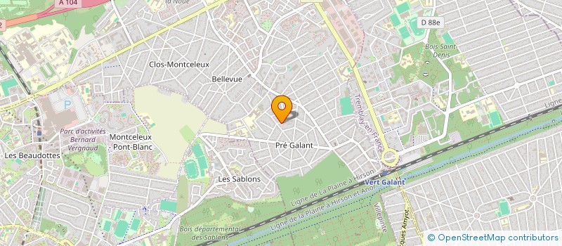 localisation de l'entreprise IDF PEINTURE à VILLEPINTE