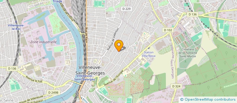 localisation de l'entreprise IDF PRESTATION à VILLENEUVE-SAINT-GEORGES