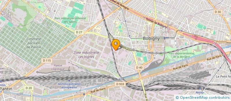 localisation de l'entreprise IDF RECYCLAGE BOBIGNY  BOBIGNY