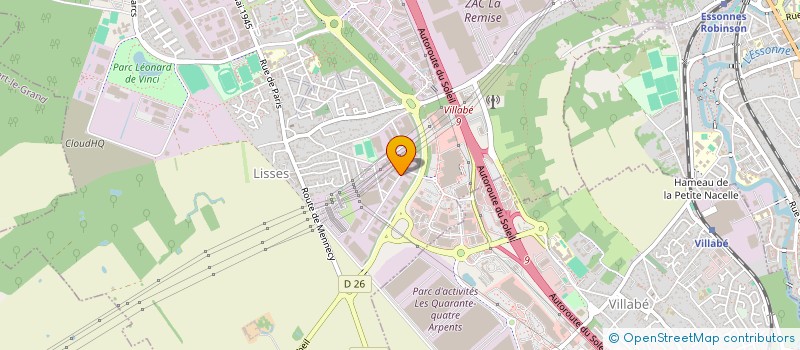 localisation de l'entreprise IDF RENO  LISSES