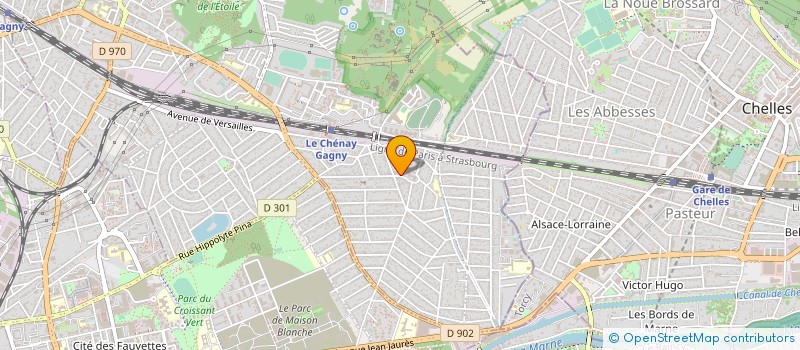 localisation de l'entreprise IDF RENOVALUXE  GAGNY
