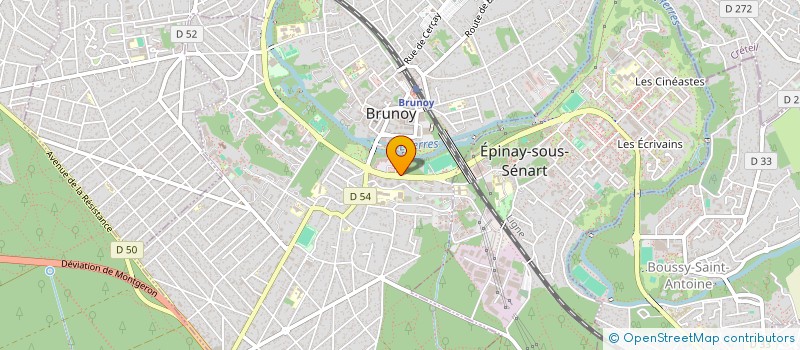 localisation de l'entreprise IDF SAINTE-GENEVIEVE à BRUNOY