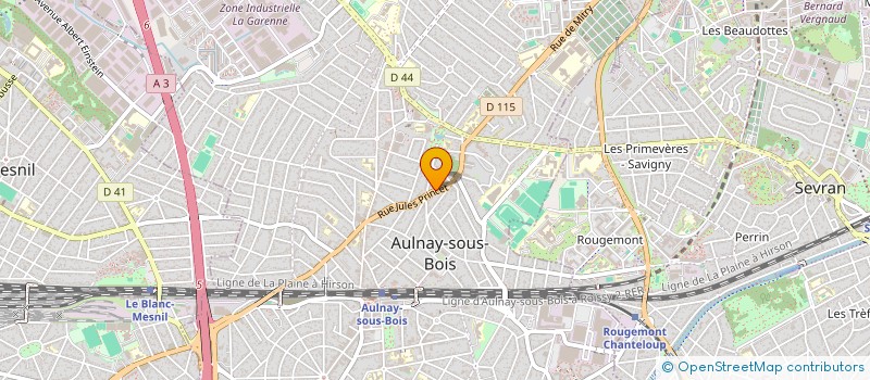 localisation de l'entreprise IDF SCI à AULNAY-SOUS-BOIS
