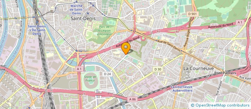 localisation de l'entreprise IDF SECURITE à SAINT-DENIS