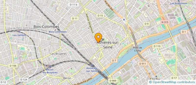 localisation de l'entreprise IDF SERVICES BATIMENT SERVICES  ASNIERES-SUR-SEINE