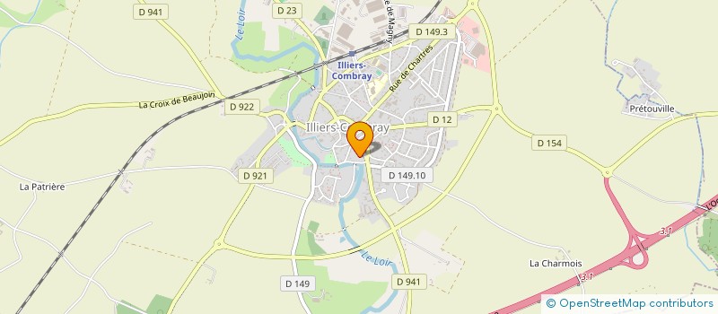 localisation de l'entreprise IDF TP à ILLIERS-COMBRAY