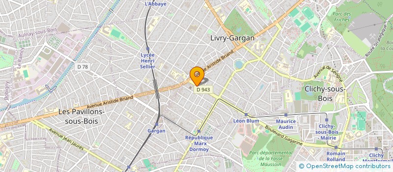 localisation de l'entreprise IDF TRANSPORT à LIVRY-GARGAN