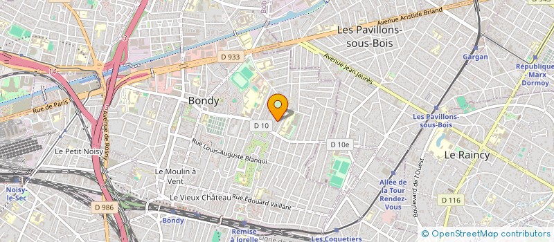 localisation de l'entreprise IDF TRANSPORTS à BONDY