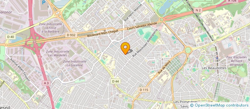 localisation de l'entreprise IDF TRANSPRO à AULNAY SOUS BOIS