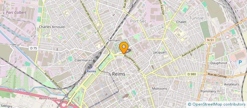 localisation de l'entreprise IDF V à REIMS
