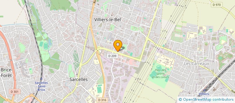localisation de l'entreprise IDF VILLIERS LE BEL à BRUNOY
