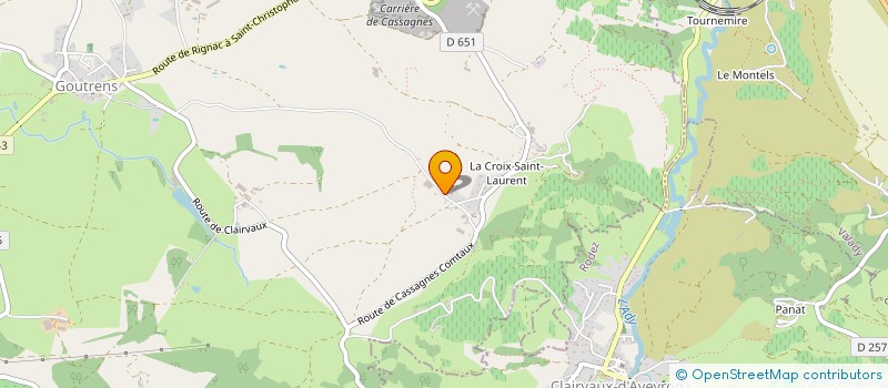 localisation de l'entreprise IDF1  BOURNAZEL