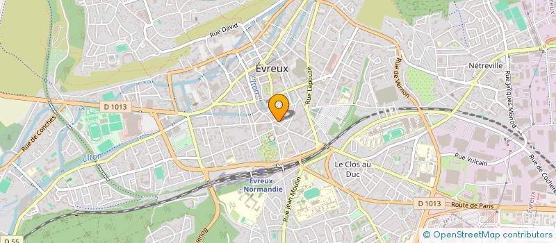 localisation de l'entreprise IDFACTORIE à EVREUX