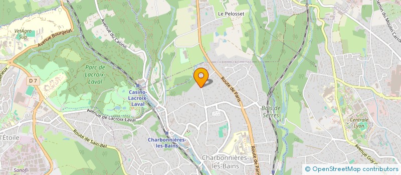 localisation de l'entreprise IDFAMILY  CHARBONNIERES-LES-BAINS