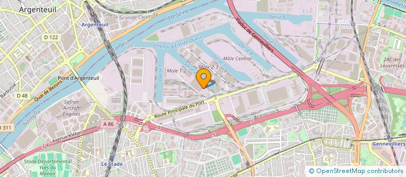 localisation de l'entreprise IDFE à GENNEVILLIERS