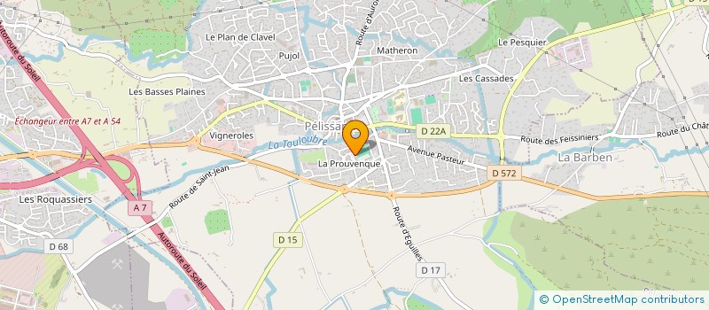 localisation de l'entreprise IDFLASH.NET à PELISSANNE
