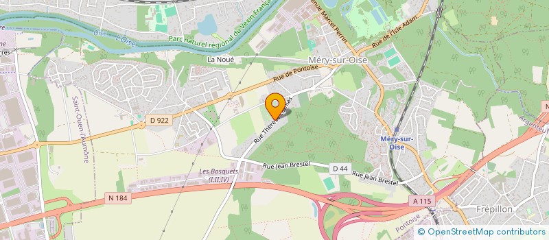 localisation de l'entreprise IDFNI  CHAMBLY