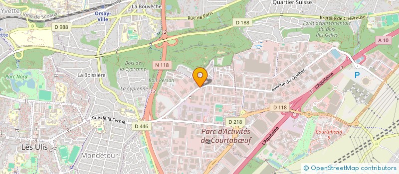 localisation de l'entreprise IDFSOL à LES ULIS