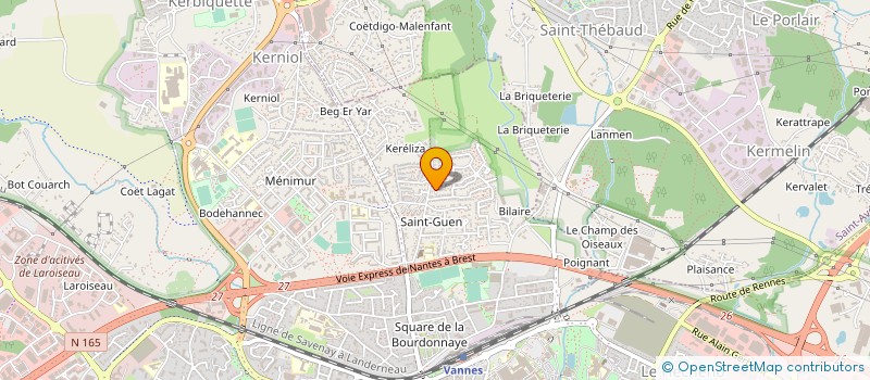 localisation de l'entreprise IDG 1 à VANNES