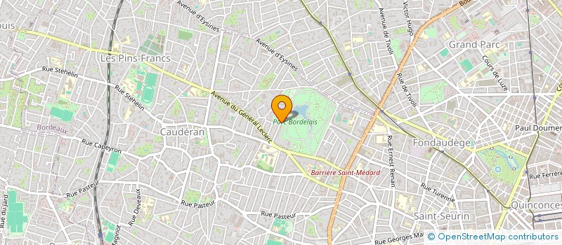 localisation de l'entreprise IDG  BORDEAUX