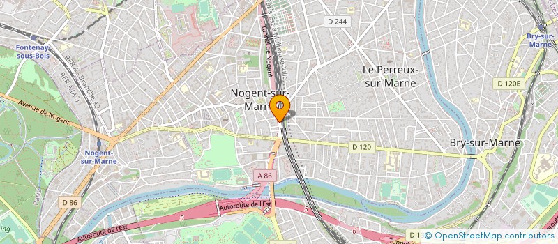 localisation de l'entreprise IDG BATIMENT SARL à NOGENT-SUR-MARNE