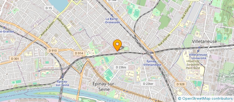 localisation de l'entreprise IDG COUTURE à EPINAY-SUR-SEINE