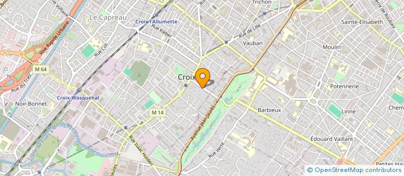 localisation de l'entreprise IDGREEN à CROIX