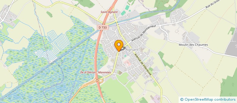 localisation de l'entreprise IDH  SAINT-AGNANT