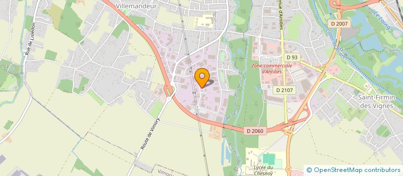 localisation de l'entreprise IDH PRO à VILLEMANDEUR