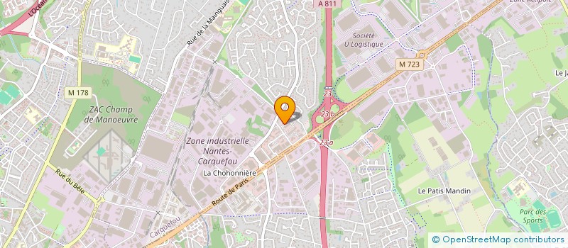 localisation de l'entreprise IDHEMAX à CARQUEFOU