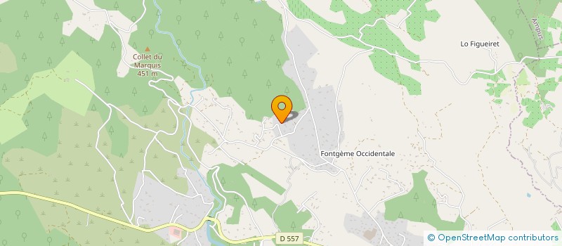 localisation de l'entreprise IDHRA  FLAYOSC