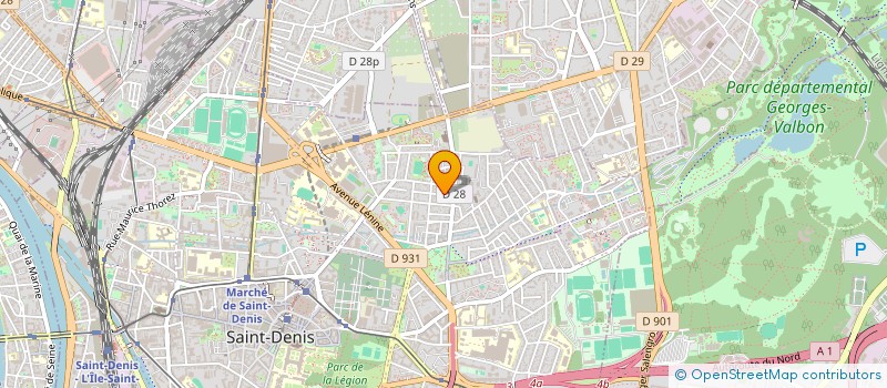 localisation de l'entreprise IDI à SAINT-DENIS