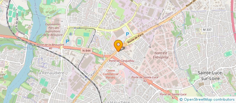 localisation de l'entreprise IDI à NANTES