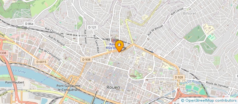 localisation de l'entreprise IDI à ROUEN