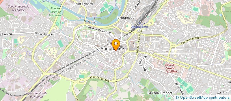 localisation de l'entreprise IDIACOM à ANGOULEME