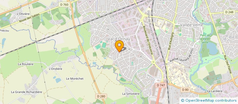 localisation de l'entreprise IDIER LUDOVIC ET REMAUD HELENE  LA ROCHE-SUR-YON