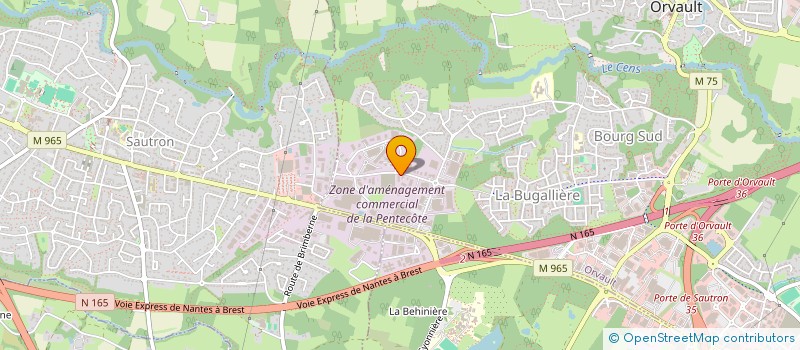 localisation de l'entreprise IDIESE INVEST à ORVAULT