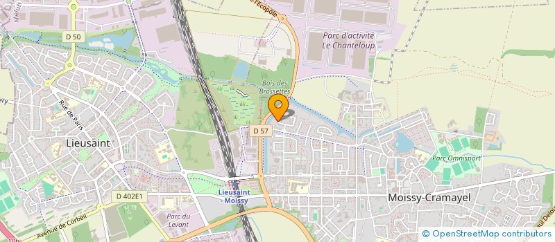 localisation de l'entreprise IDIFFERENT COMMUNICATION à MOISSY-CRAMAYEL