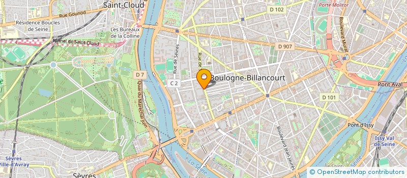 localisation de l'entreprise IDIGITAL à BOULOGNE-BILLANCOURT