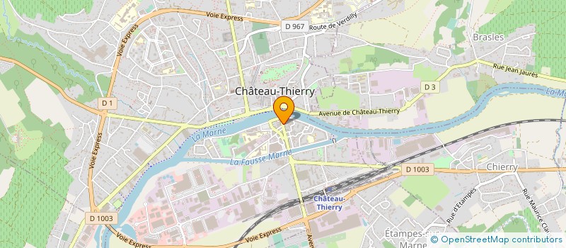 localisation de l'entreprise IDIL à CHATEAU-THIERRY