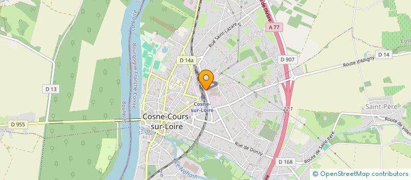 localisation de l'entreprise IDIL à COSNE-COURS-SUR-LOIRE