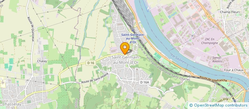 localisation de l'entreprise IDIL IMMO  SAINT-GERMAIN-AU-MONT-D'OR