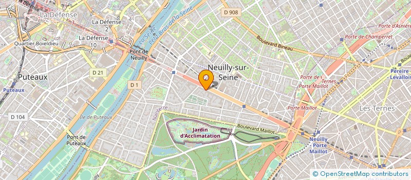 localisation de l'entreprise IDILLE à NEUILLY-SUR-SEINE