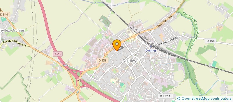 localisation de l'entreprise IDIME'S  ORCHIES