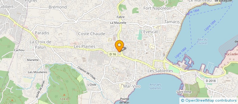 localisation de l'entreprise IDINT-OIEEM-ECOLE INTERNATIONALE- à LA SEYNE-SUR-MER