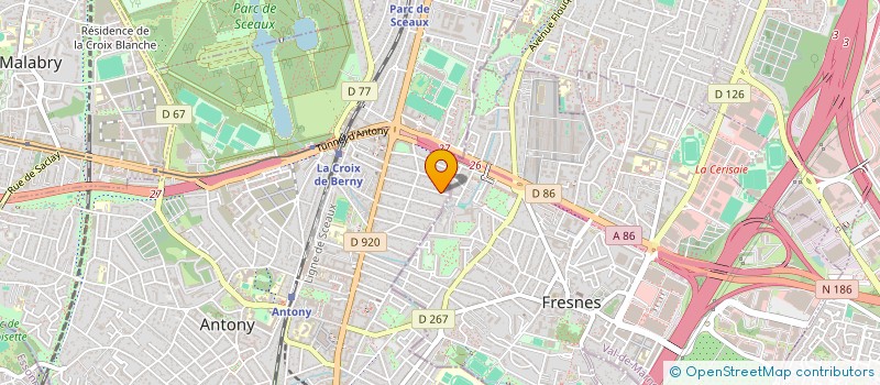 localisation de l'entreprise IDIR à ANTONY