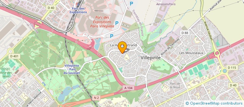 localisation de l'entreprise IDIR à VILLEPINTE