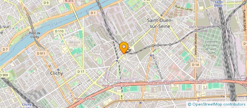localisation de l'entreprise IDIS MULTISERVICES à SAINT-OUEN-SUR-SEINE